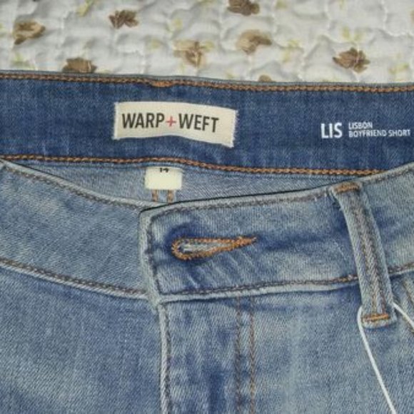 Warp and Weft boyfriend LISBON shorts 14W - Picture 2 of 3